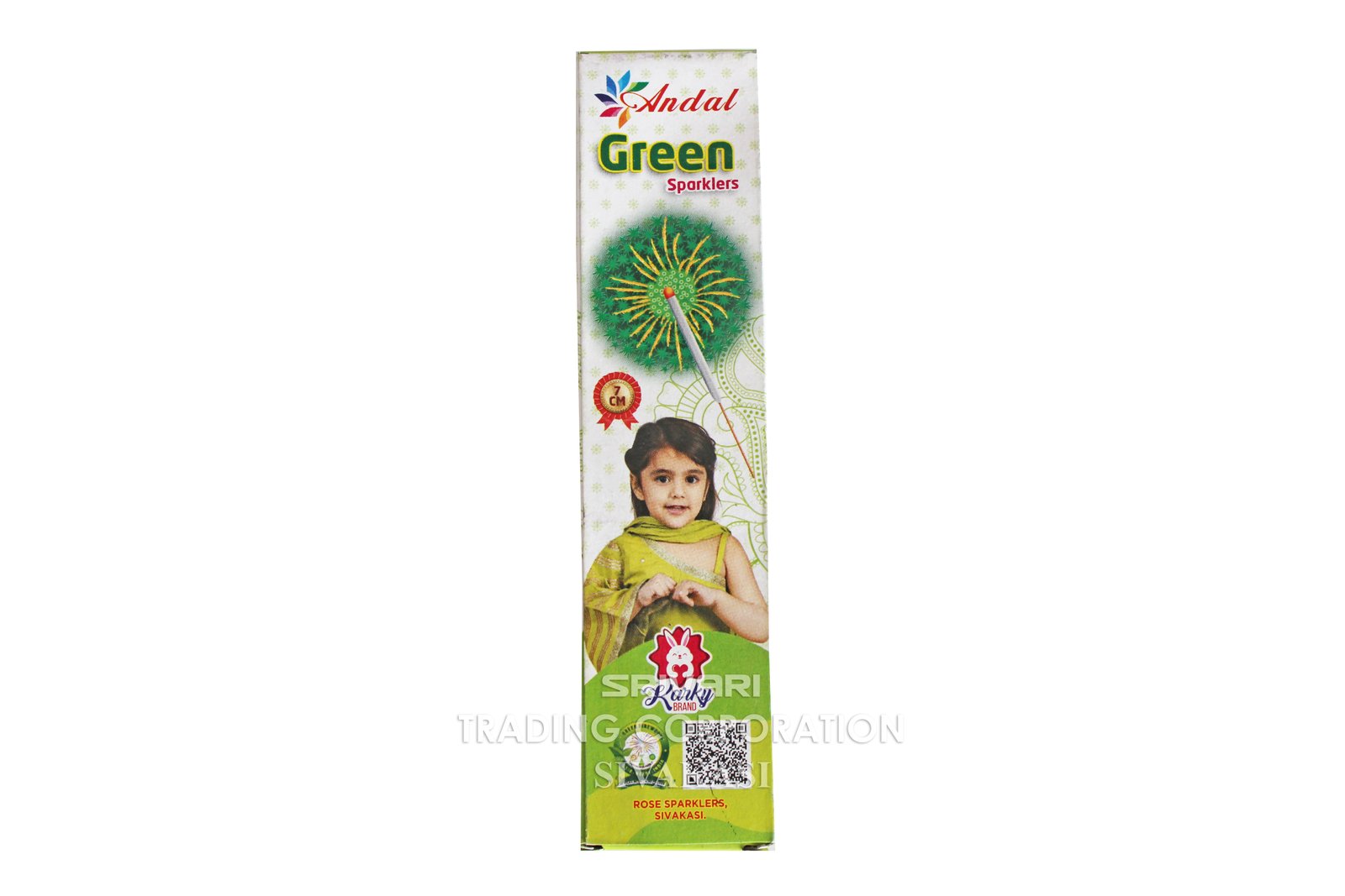 7cm Green Sparklers (10 pcs)